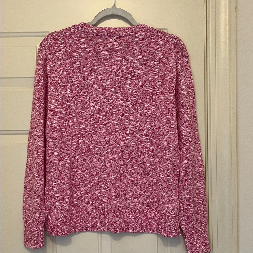 J. Crew Crisp Berry Crewneck Beach Sweater/NWT/M - Picture 10 of 10